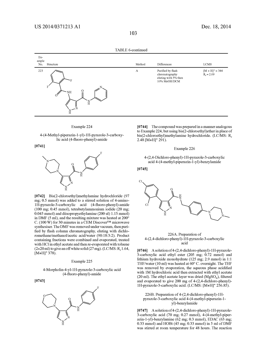 3,4-DISUBSTITUTED 1H-PYRAZOLE COMPOUNDS AND THEIR USE AS CYCLIN DEPENDENT     KINASE AND GLYCOGEN SYNTHASE KINASE-3 MODULATORS - diagram, schematic, and image 104