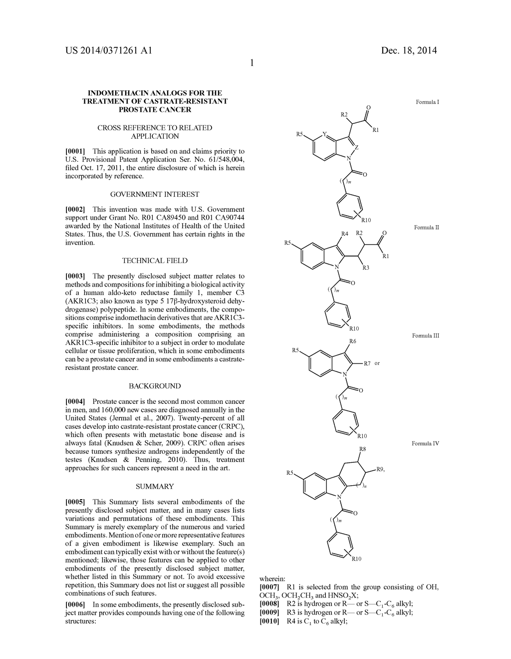 INDOMETHACIN ANALOGS FOR THE TREATMENT OF CASTRATE-RESISTANT PROSTATE     CANCER - diagram, schematic, and image 19