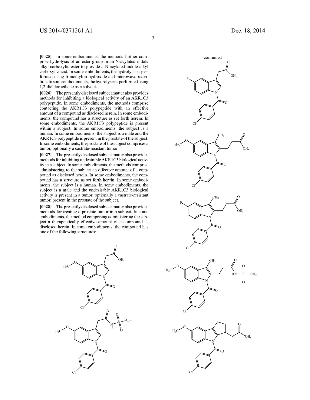 INDOMETHACIN ANALOGS FOR THE TREATMENT OF CASTRATE-RESISTANT PROSTATE     CANCER - diagram, schematic, and image 25