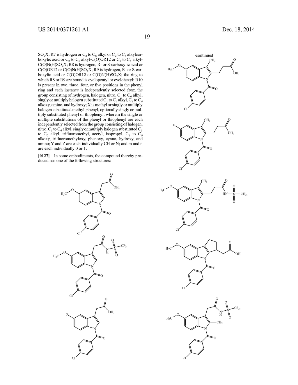 INDOMETHACIN ANALOGS FOR THE TREATMENT OF CASTRATE-RESISTANT PROSTATE     CANCER - diagram, schematic, and image 37