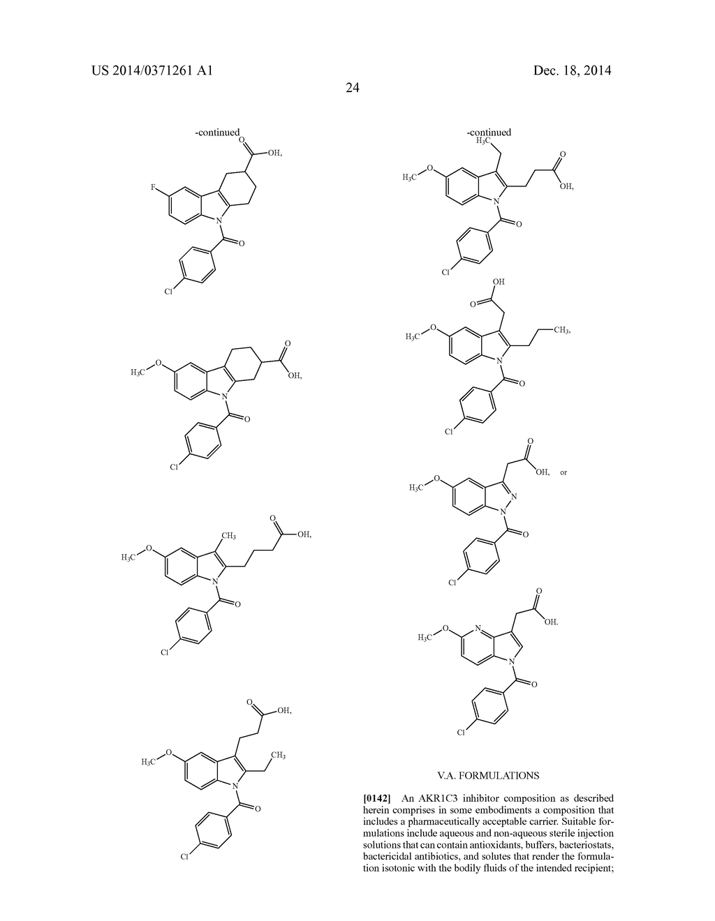 INDOMETHACIN ANALOGS FOR THE TREATMENT OF CASTRATE-RESISTANT PROSTATE     CANCER - diagram, schematic, and image 42