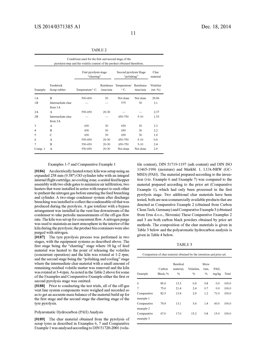 METHOD FOR OBTAINING A CARBON BLACK POWDER BY PYROLYZING SCRAP RUBBER, THE     CARBON BLACK THUS OBTAINED AND THE USE THEREOF - diagram, schematic, and image 13