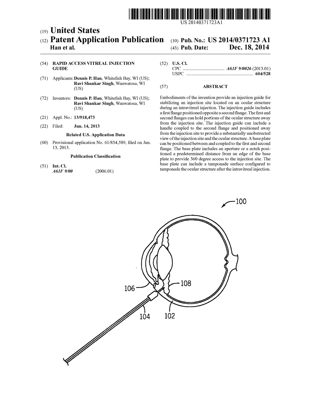 Rapid Access Vitreal Injection Guide - diagram, schematic, and image 01