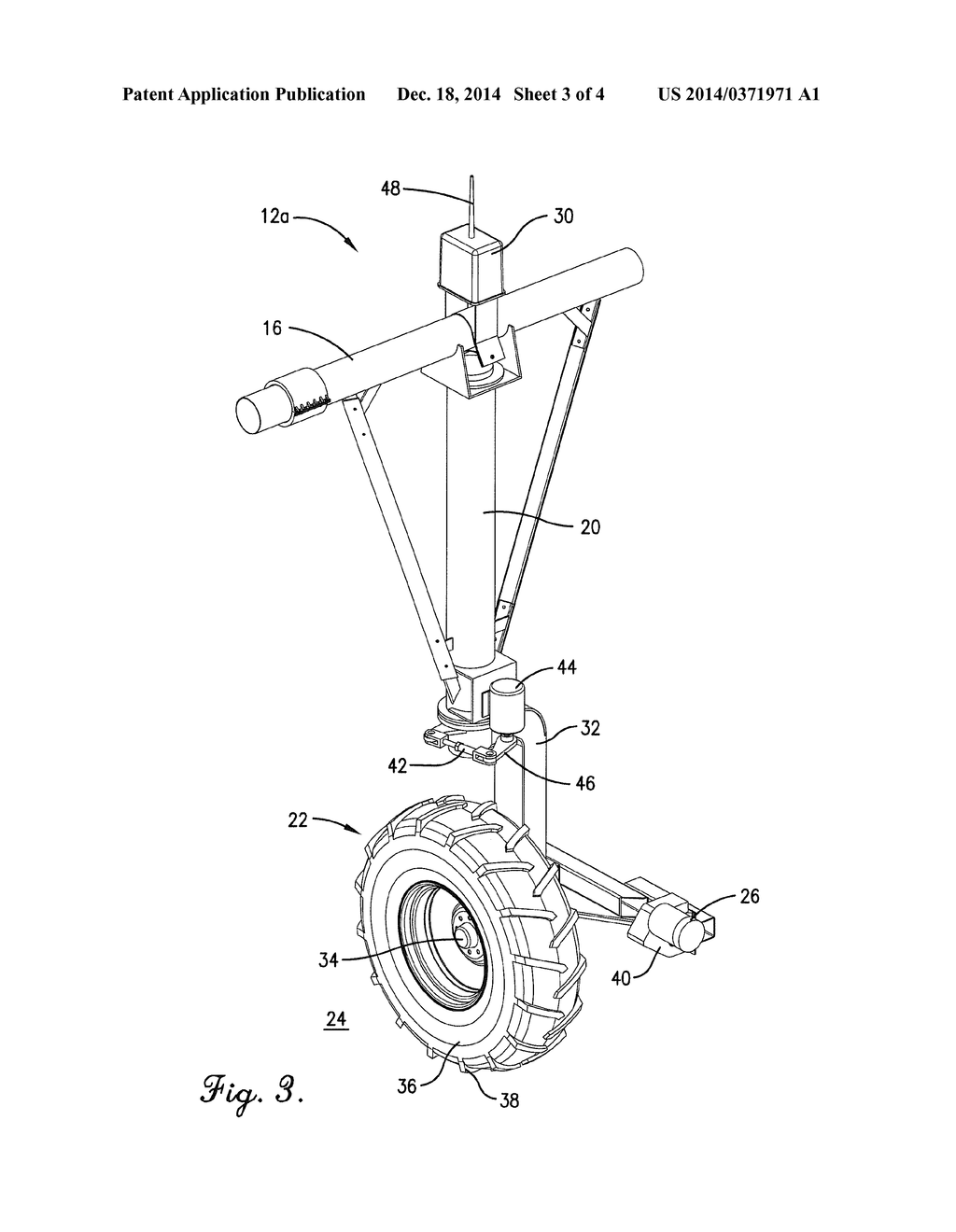 SINGLE WHEEL IRRIGATION TOWER - diagram, schematic, and image 04