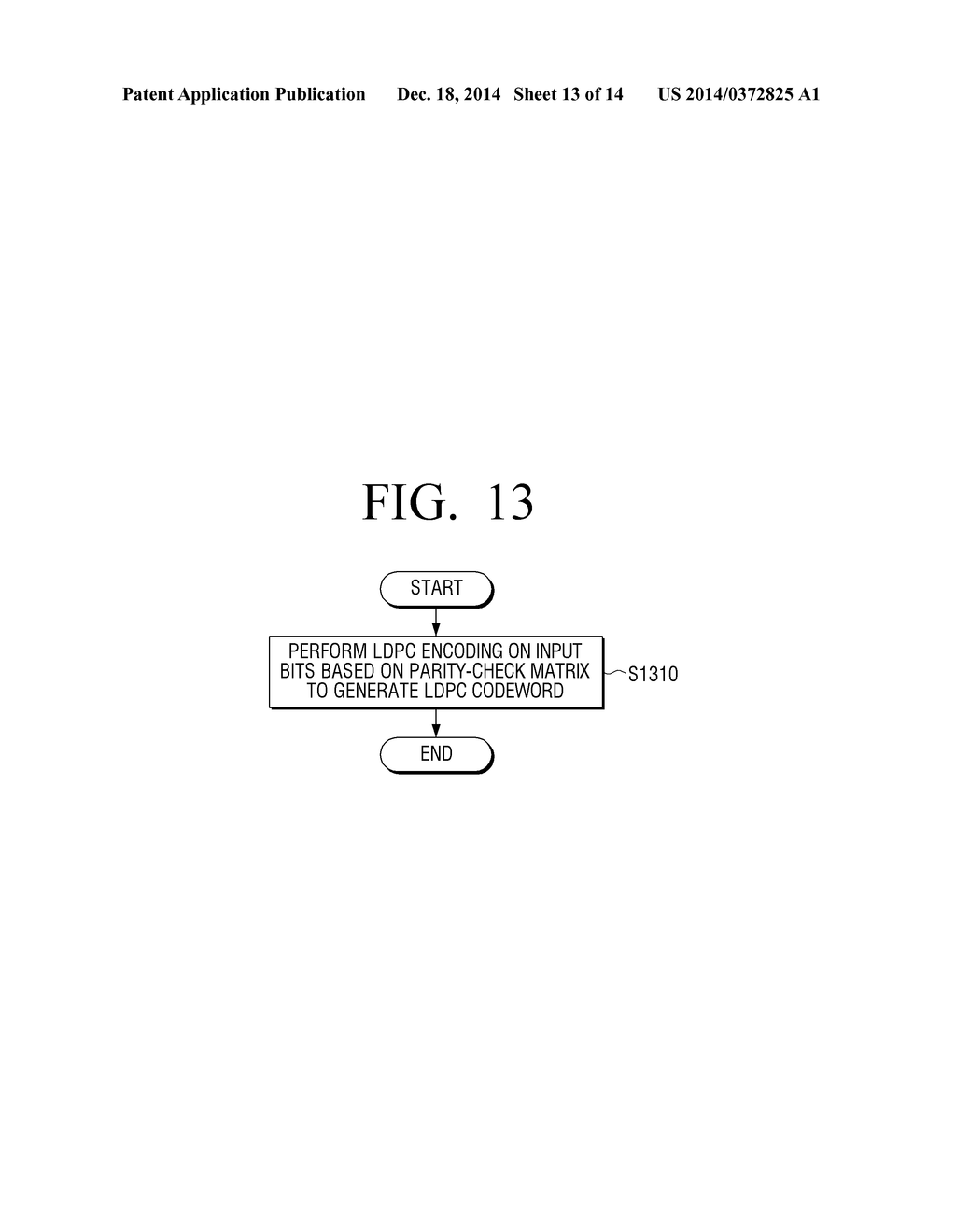 METHOD AND APPARATUS FOR ENCODING AND DECODING OF LOW DENSITY PARITY CHECK     CODES - diagram, schematic, and image 14