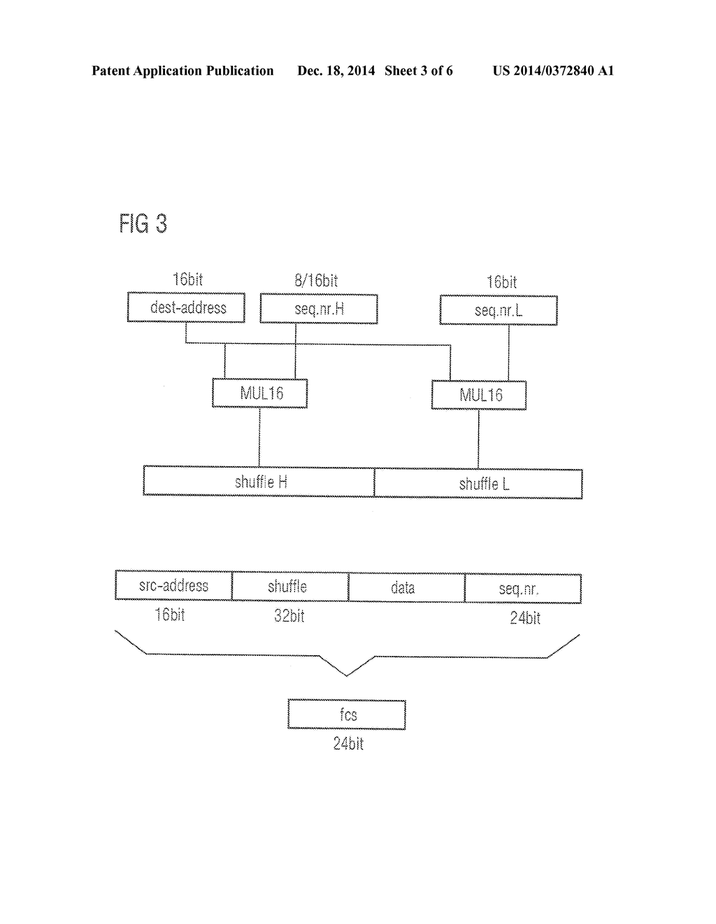 Method and System for Detecting Errors in the Transfer of Data from a     Transmitter to At Least One Receiver - diagram, schematic, and image 04