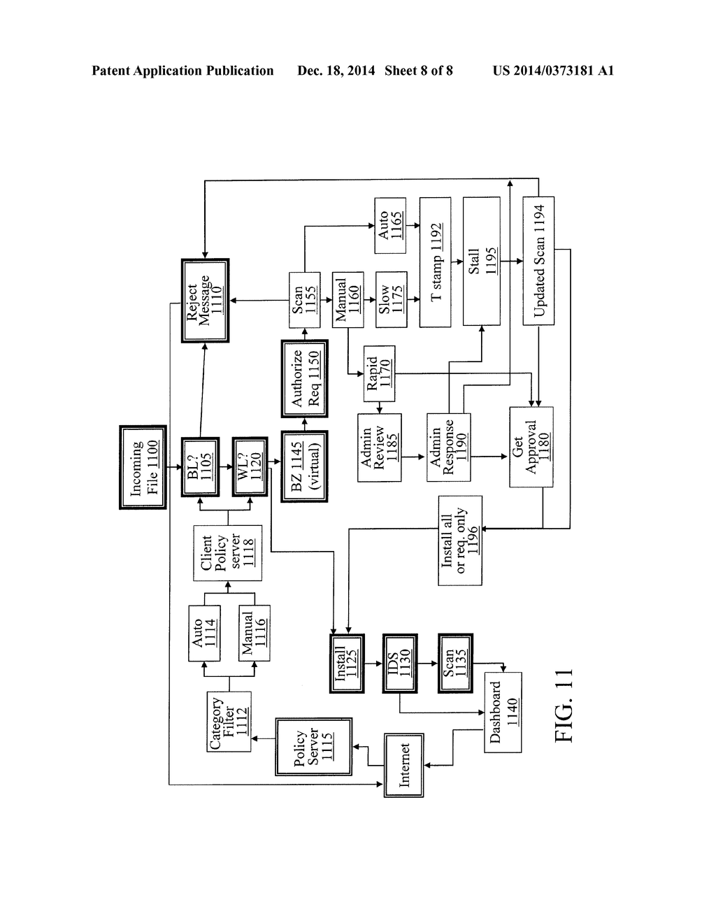 METHOD FOR PROTECTING COMPUTER PROGRAMS AND DATA FROM HOSTILE CODE - diagram, schematic, and image 09