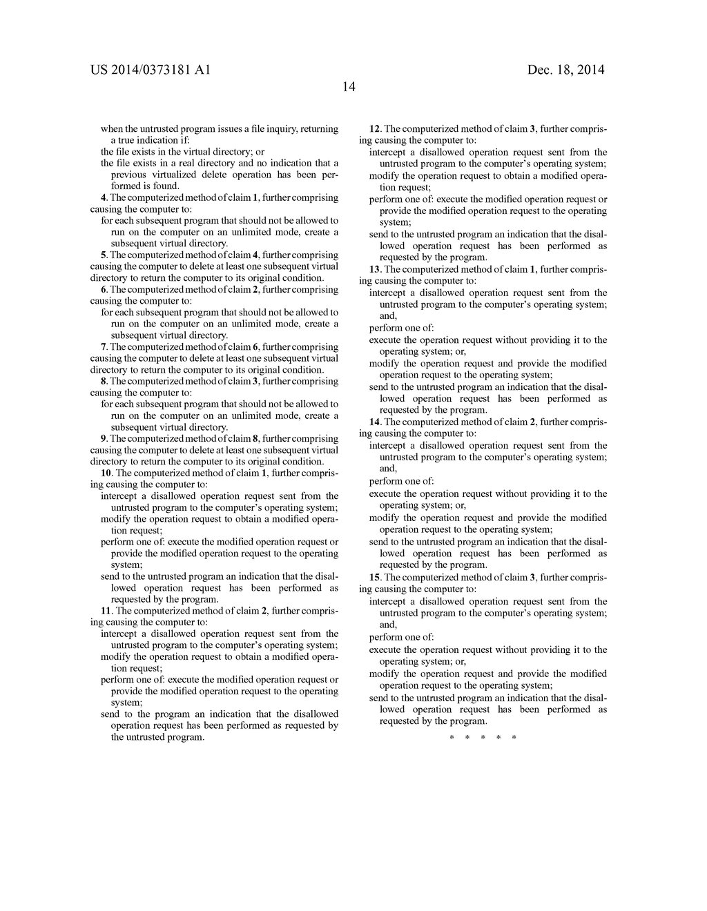 METHOD FOR PROTECTING COMPUTER PROGRAMS AND DATA FROM HOSTILE CODE - diagram, schematic, and image 23