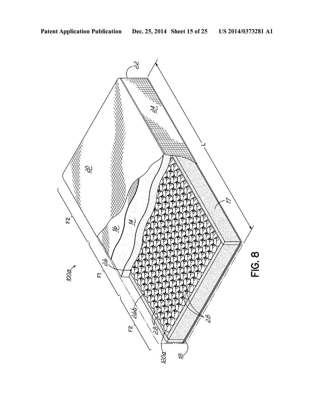 Pocketed Spring Assembly Comprising Strings of Springs Having Y-Shaped     Seams and Inserts - diagram, schematic, and image 16