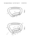 SAFETY CARABINER COMPRISING A DOUBLE GATE diagram and image