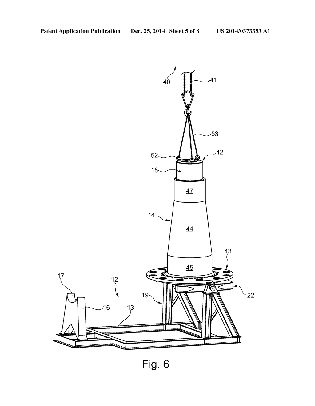 ASSEMBLY METHOD FOR A MAIN ROTOR SHAFT AND AN INSTALLATION TOOL THERETO - diagram, schematic, and image 06