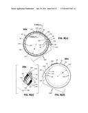 SCALABLE RULER CAPABLE OF CREATING SIZE-ADJUSTABLE CIRCLES, ARCS, & CURVED     SHAPES diagram and image
