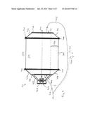 ROTARY DRUM FOR USE IN A VACUUM FREEZE-DRYER diagram and image