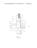 LIFT AND ROTATION MECHANISM FOR QUICK DOOR-OPENING DEVICE diagram and image