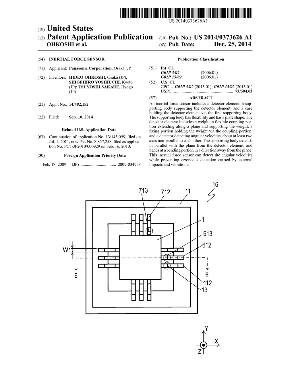 INERTIAL FORCE SENSOR - diagram, schematic, and image 01