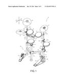 PERCUSSION INSTRUMENT AND STAND FOR THE SAME diagram and image