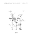 PERCUSSION INSTRUMENT AND STAND FOR THE SAME diagram and image