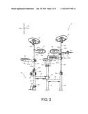 PERCUSSION INSTRUMENT AND STAND FOR THE SAME diagram and image