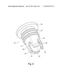 NON-RETURN VALVE FOR AN OIL RETURN IN THE CRANKCASE VENTILATION SYSTEM OF     A COMBUSTION ENGINE diagram and image