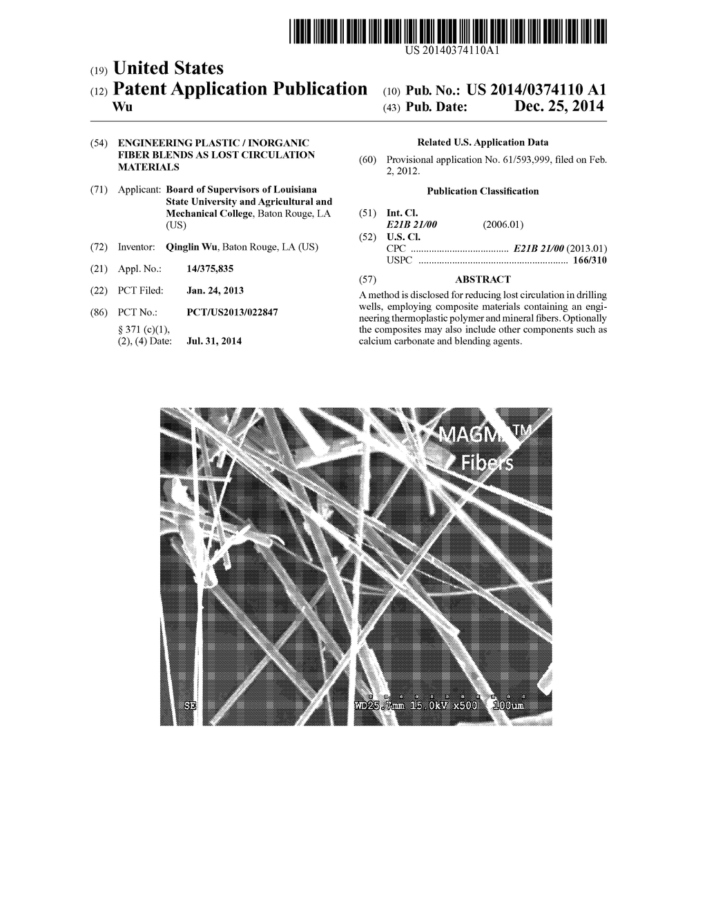 Engineering Plastic / Inorganic Fiber Blends as Lost Circulation Materials - diagram, schematic, and image 01