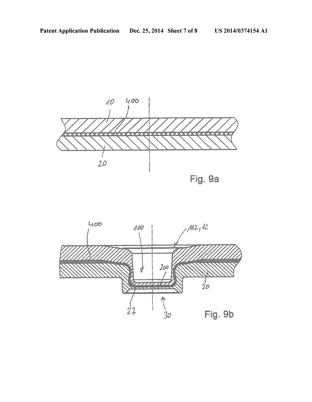 METHOD FOR PRODUCING AN ELECTRICAL RADIOFREQUENCY CONNECTION BETWEEN TWO     PLATE-SHAPED CONDUCTOR TRACK SECTIONS AND AN ASSOCIATED ELECTRICAL     RADIOFREQUENCY CONNECTION - diagram, schematic, and image 08