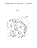 TRANSAXLE UNIT FOR HYBRID VEHICLE diagram and image