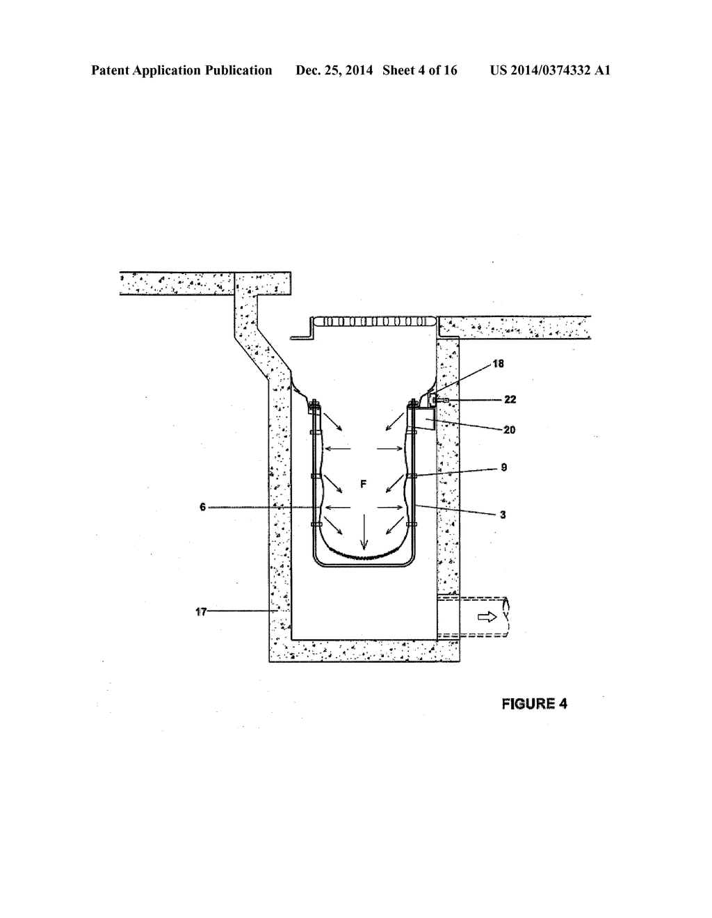 STORM WATER FILTER AND COMPONENTS THEREOF AND METHODS OF INSTALLATION AND     USE - diagram, schematic, and image 05