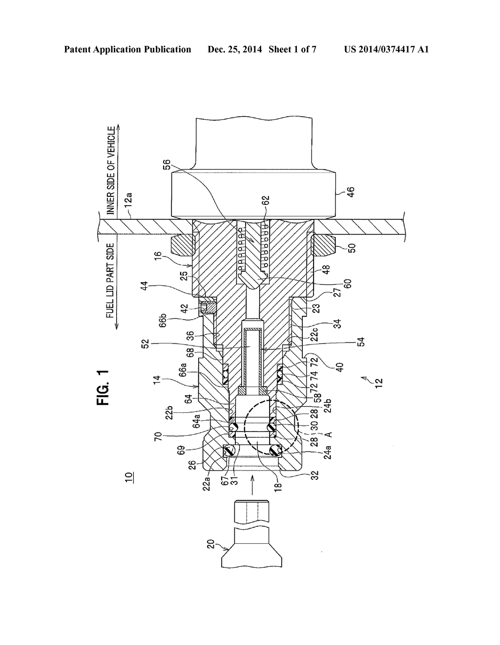FILLING PORT STRUCTURE FOR PRESSURE FLUID - diagram, schematic, and image 02