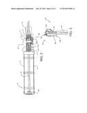 CAULKING GUN WITH DRIP FREE MECHANISM diagram and image