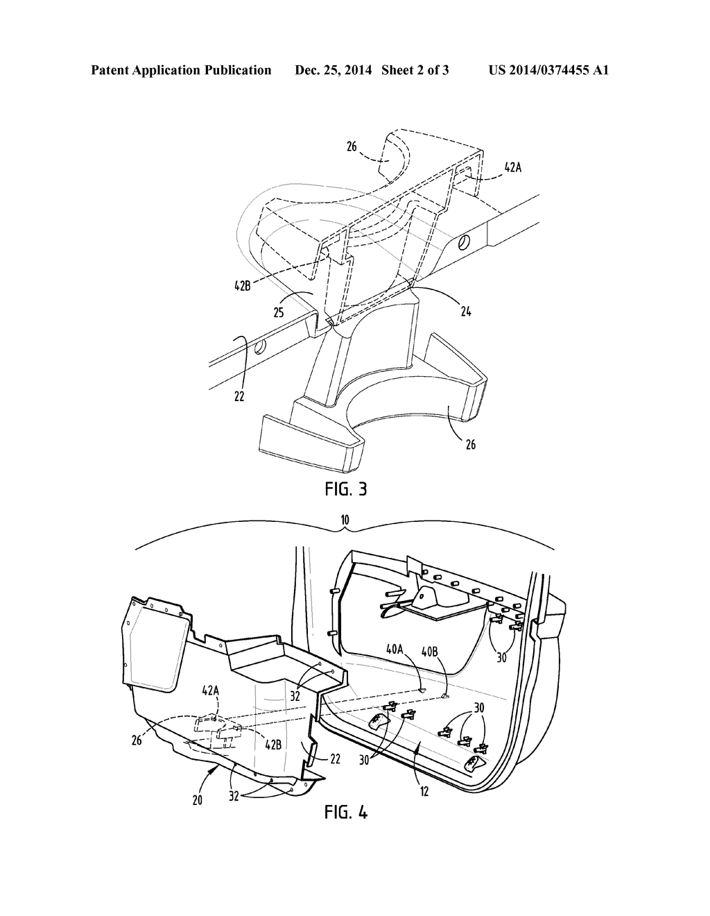 VEHICLE TRIM PANEL HAVING BEVERAGE RETAINER - diagram, schematic, and image 03