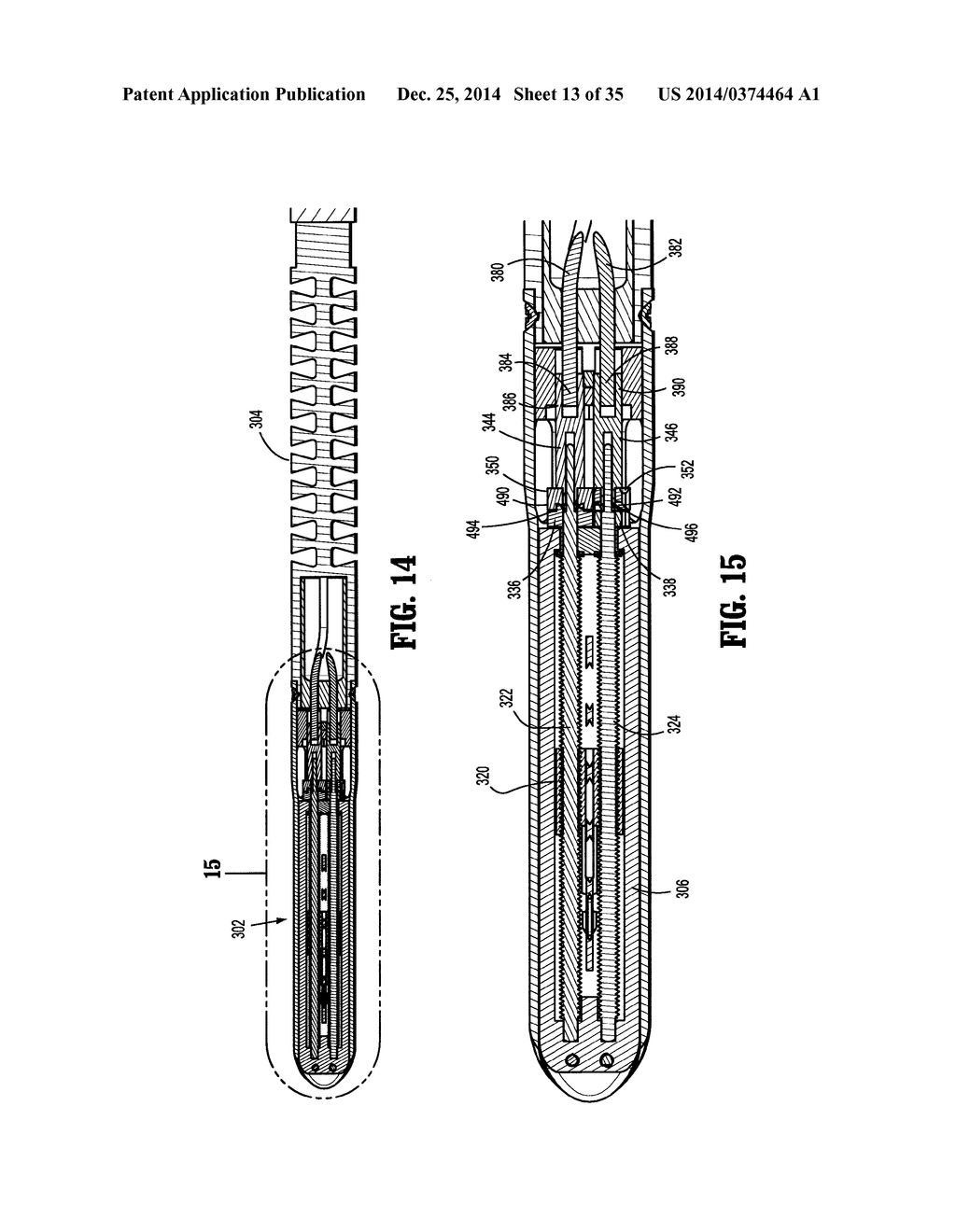 FLEXIBLE SURGICAL STAPLER WITH MOTOR IN THE HEAD - diagram, schematic, and image 14