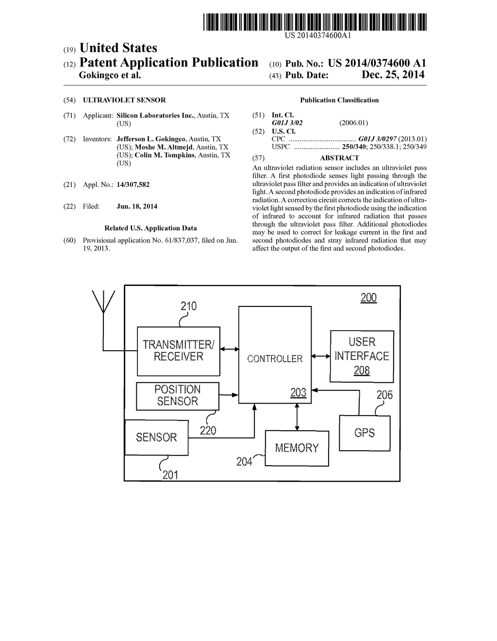 Ultraviolet Sensor - diagram, schematic, and image 01