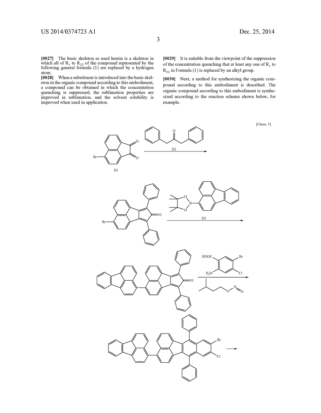 NOVEL ORGANIC COMPOUND, ORGANIC LIGHT EMITTING DEVICE, AND IMAGE DISPLAY     DEVICE - diagram, schematic, and image 05