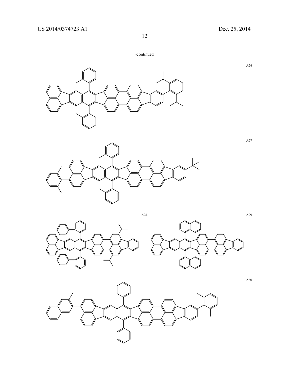 NOVEL ORGANIC COMPOUND, ORGANIC LIGHT EMITTING DEVICE, AND IMAGE DISPLAY     DEVICE - diagram, schematic, and image 14