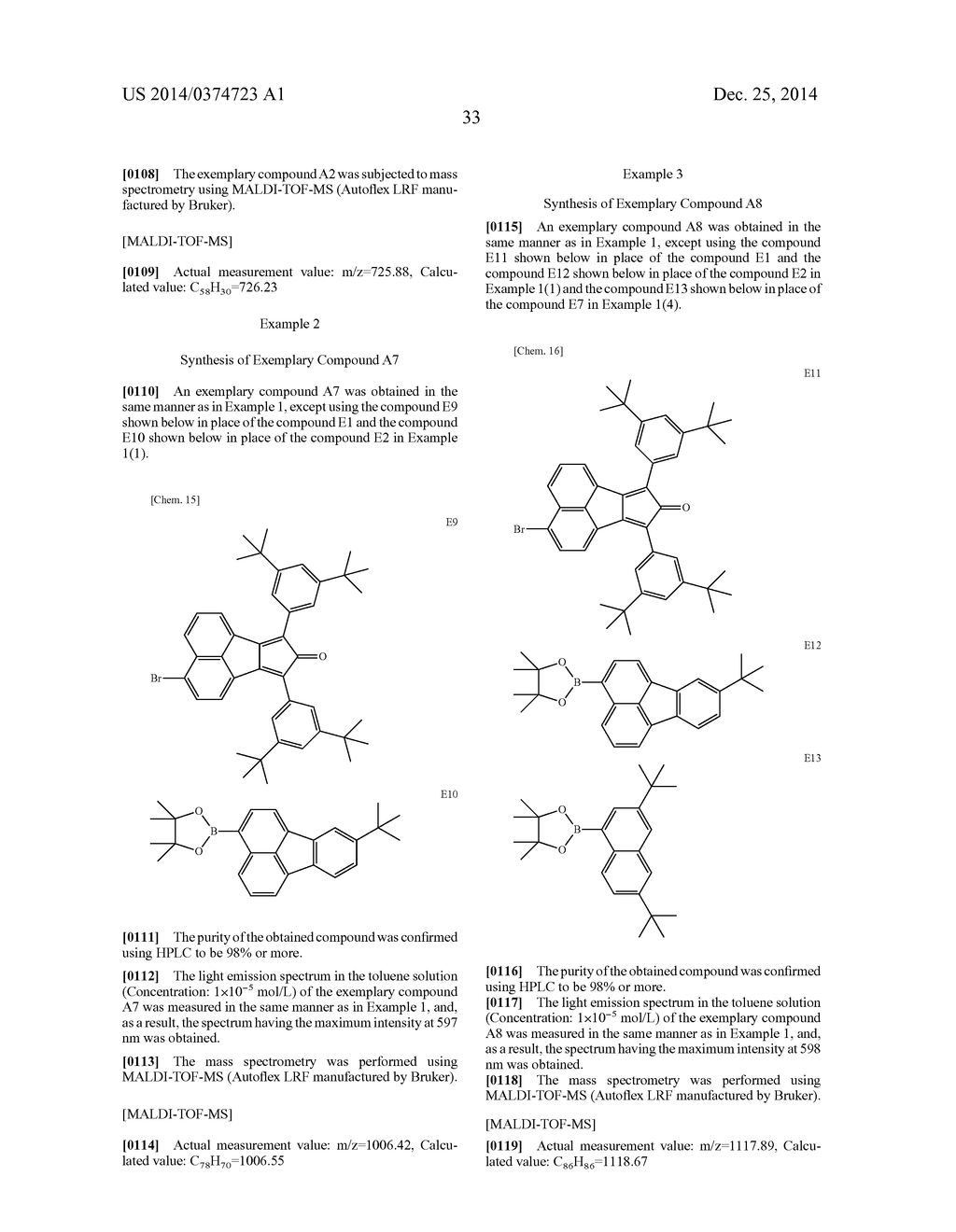NOVEL ORGANIC COMPOUND, ORGANIC LIGHT EMITTING DEVICE, AND IMAGE DISPLAY     DEVICE - diagram, schematic, and image 35