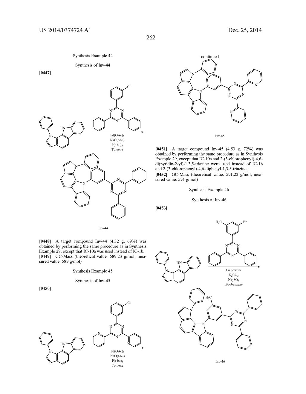 ORGANIC LIGHT-EMITTING COMPOUND AND ORGANIC ELECTROLUMINESCENT DEVICE     USING SAME - diagram, schematic, and image 263