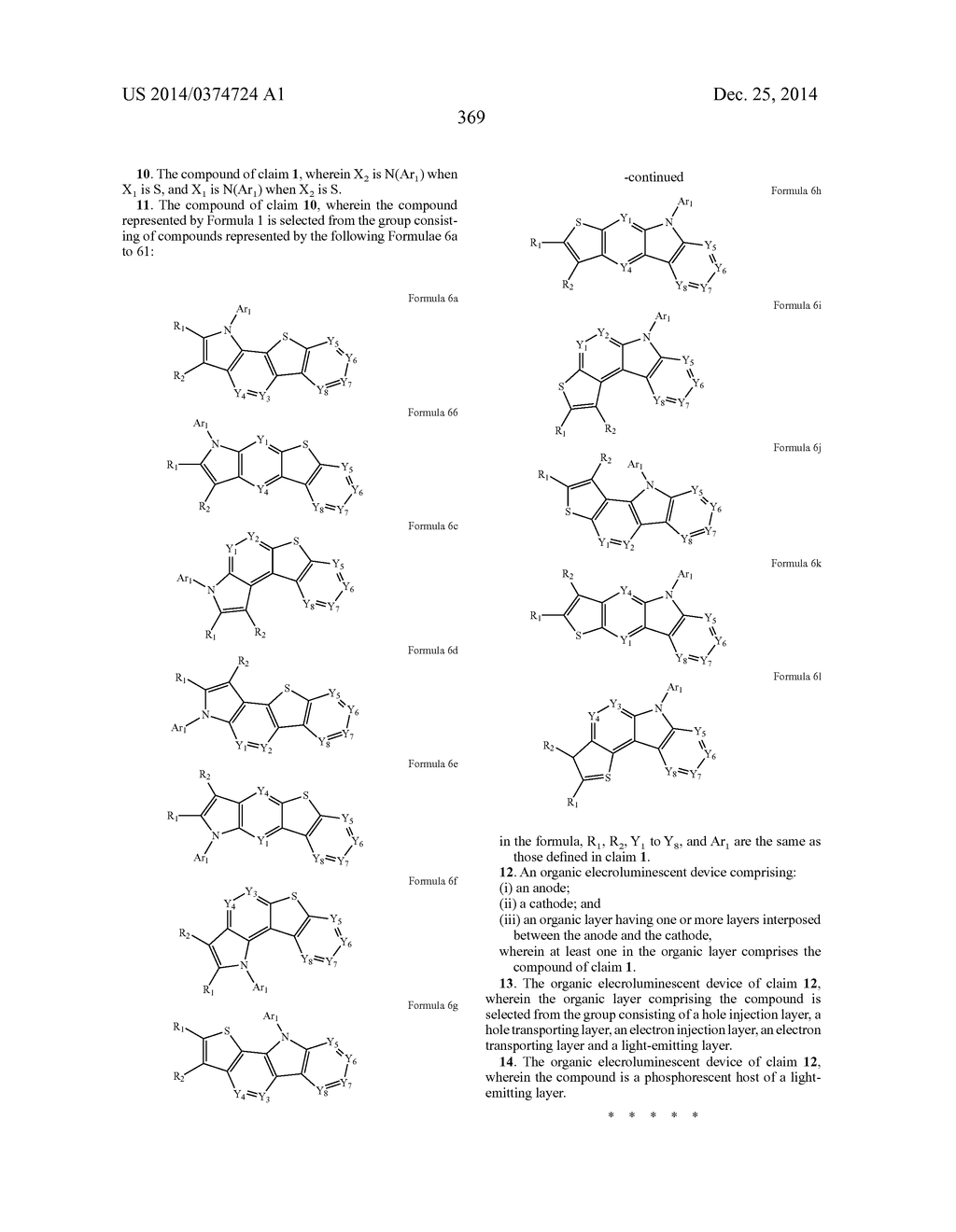 ORGANIC LIGHT-EMITTING COMPOUND AND ORGANIC ELECTROLUMINESCENT DEVICE     USING SAME - diagram, schematic, and image 370