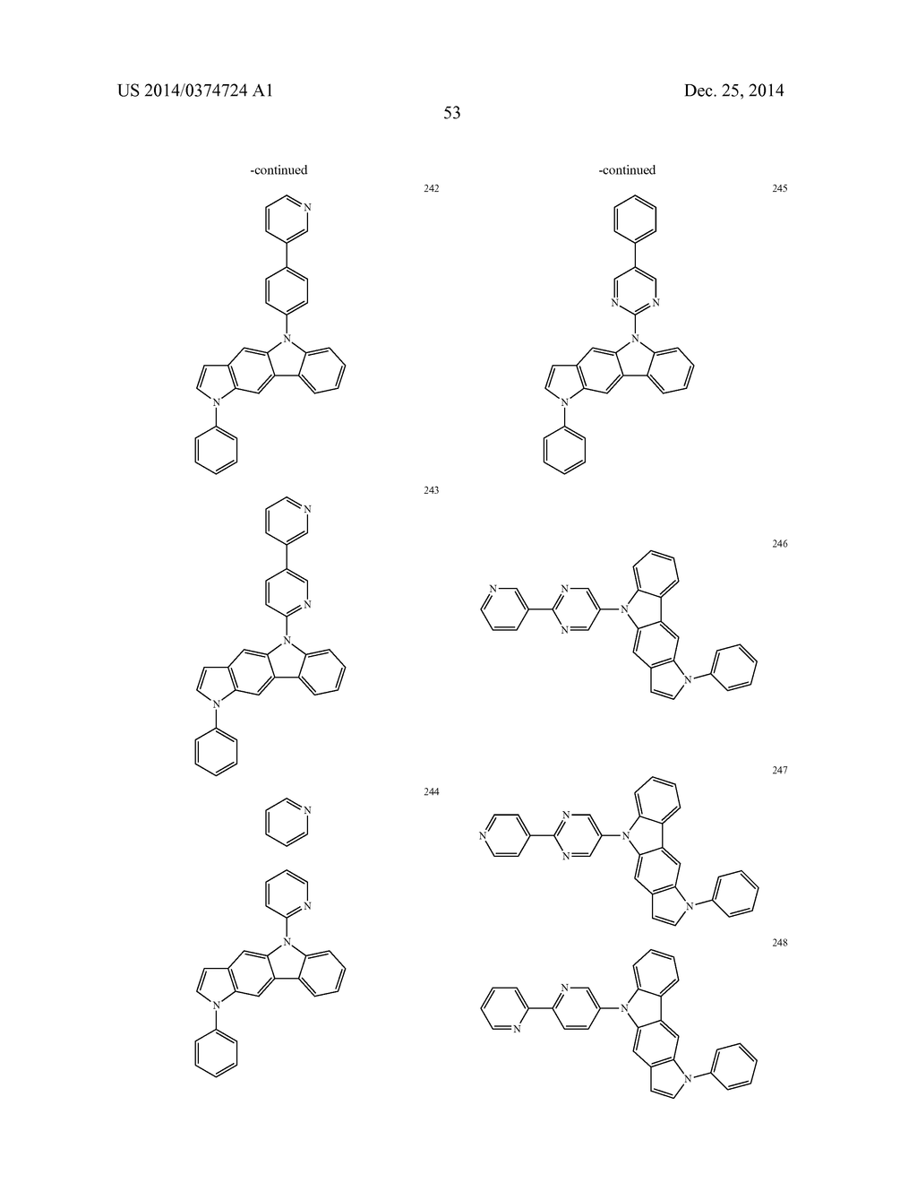 ORGANIC LIGHT-EMITTING COMPOUND AND ORGANIC ELECTROLUMINESCENT DEVICE     USING SAME - diagram, schematic, and image 54