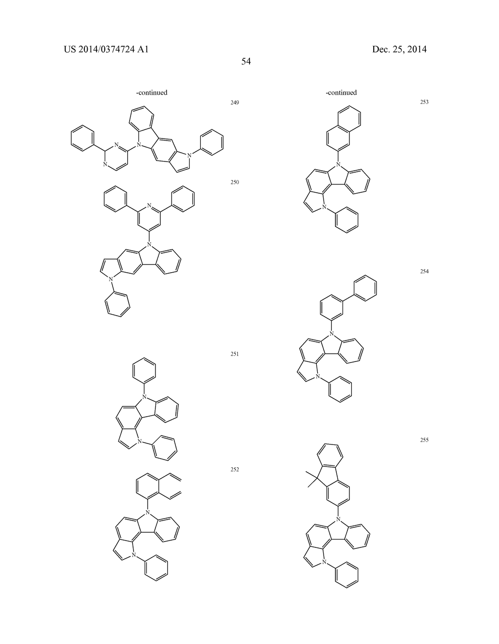 ORGANIC LIGHT-EMITTING COMPOUND AND ORGANIC ELECTROLUMINESCENT DEVICE     USING SAME - diagram, schematic, and image 55