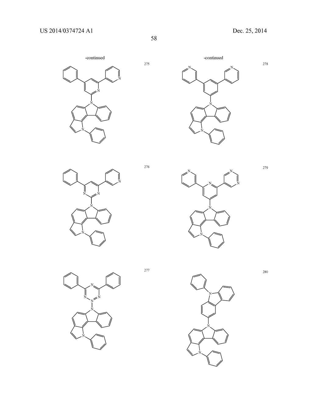 ORGANIC LIGHT-EMITTING COMPOUND AND ORGANIC ELECTROLUMINESCENT DEVICE     USING SAME - diagram, schematic, and image 59