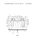 SEMICONDUCTOR COMPONENT WITH TRENCH GATE diagram and image