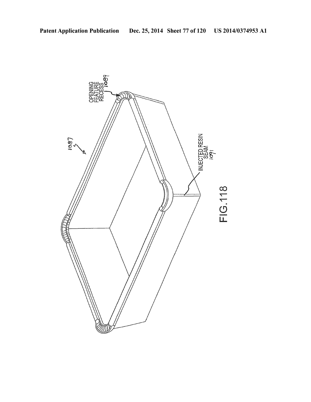 Container Having A Rim Or Other Feature Encapsulated By Or Formed From     Injection-Molded Material - diagram, schematic, and image 78