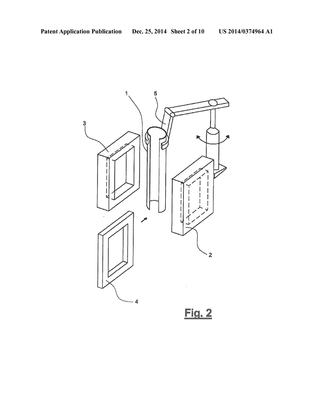 METHOD FOR PRODUCING A PLASTIC ARTICLE, AND PART OF A BLOW-MOULD - diagram, schematic, and image 03