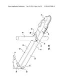 CARGO BED STAKE POCKET ADAPTED FOR SECURING J-HOOK STRAP THERETO diagram and image