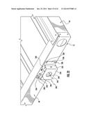 CARGO BED STAKE POCKET ADAPTED FOR SECURING J-HOOK STRAP THERETO diagram and image