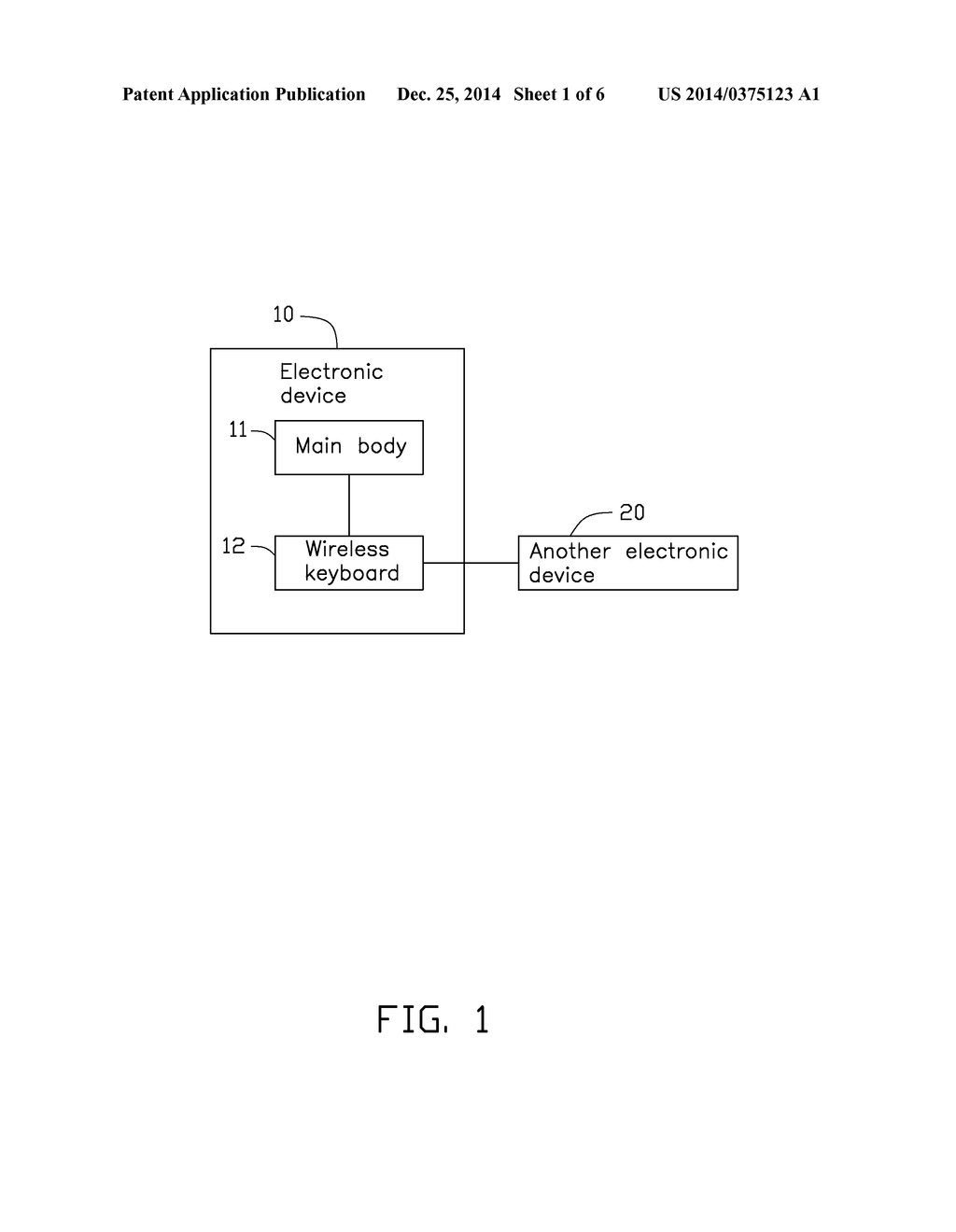 CHARGE SYSTEM AND METHOD FOR WIRELESS KEYBOARD - diagram, schematic, and image 02