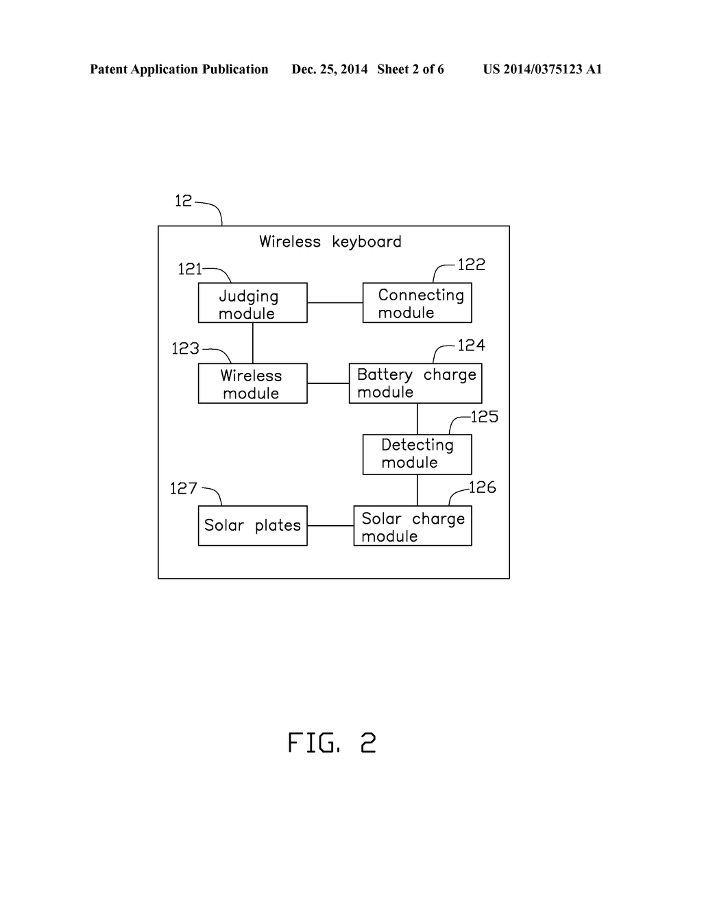 CHARGE SYSTEM AND METHOD FOR WIRELESS KEYBOARD - diagram, schematic, and image 03