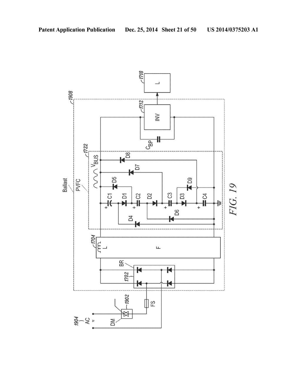 INDUCTION RF FLUORESCENT LAMP WITH HELIX MOUNT - diagram, schematic, and image 22