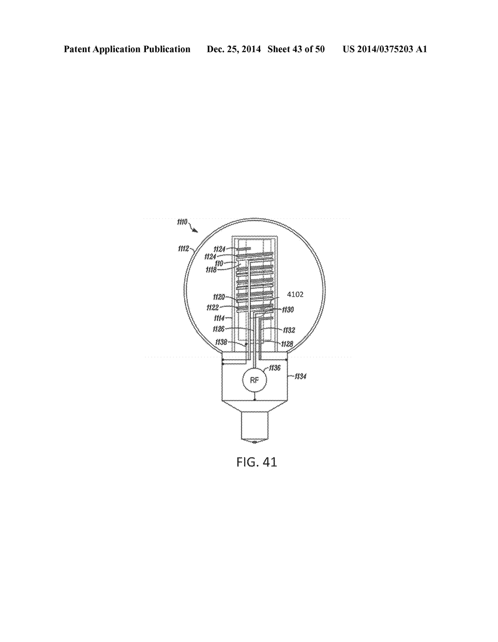 INDUCTION RF FLUORESCENT LAMP WITH HELIX MOUNT - diagram, schematic, and image 44