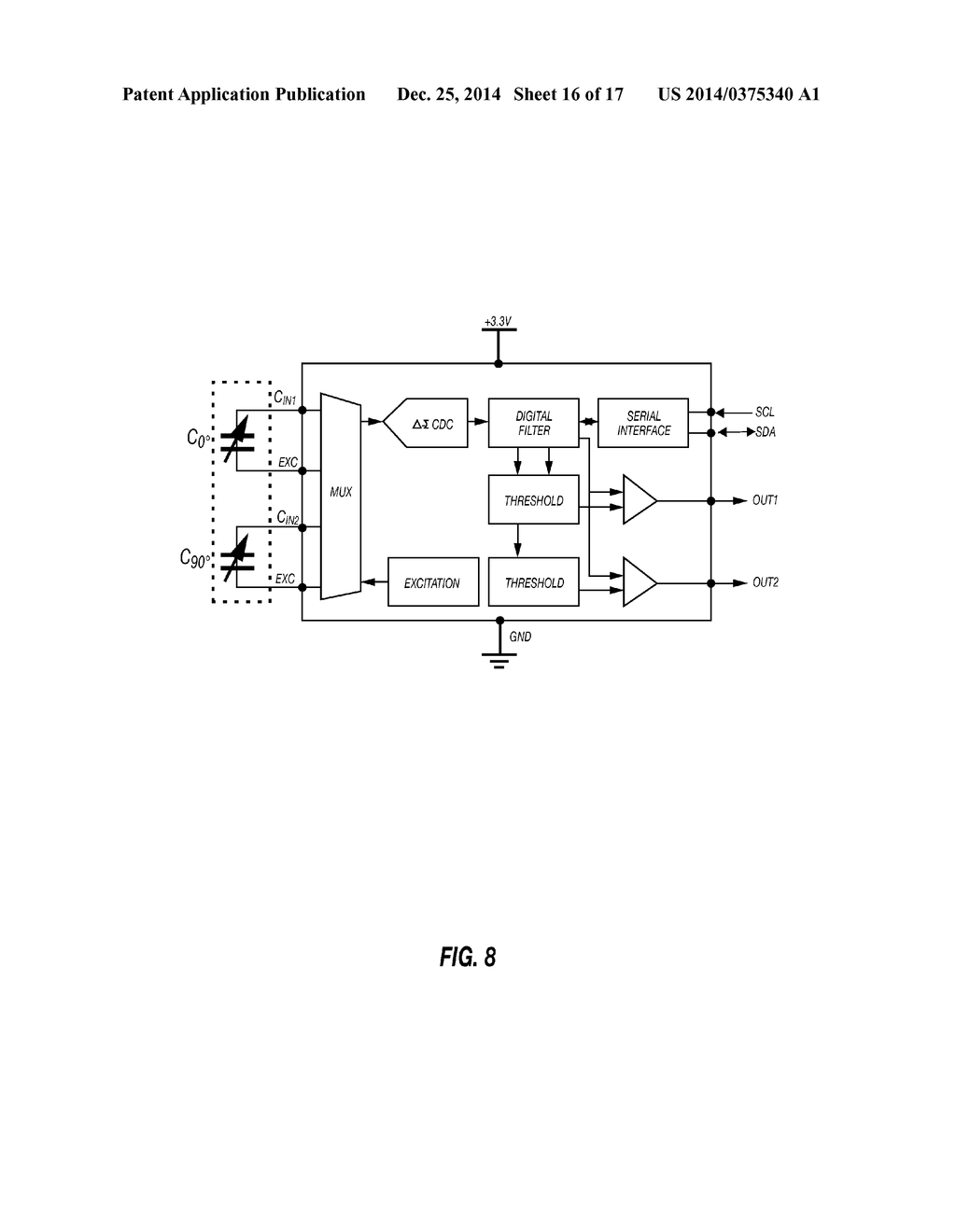 Capacitor Based Angle Sensor - diagram, schematic, and image 17